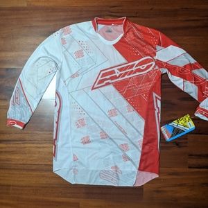 Dirt bike riding long sleeve w/shoulder pads